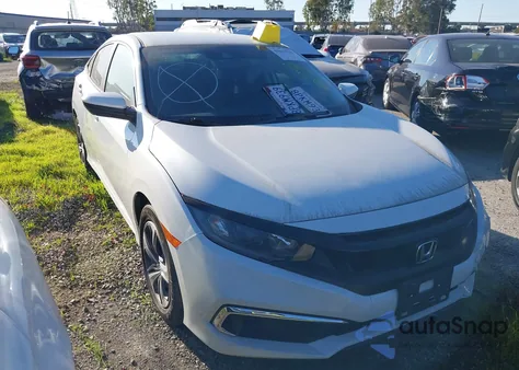 2020 Honda Civic Lx из США, поврежденный, VIN 2HGFC2F66LH528765